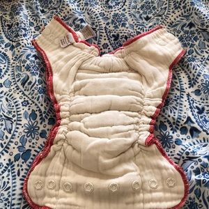 Two used Cloth-Eez Organic Workhorse Diapers